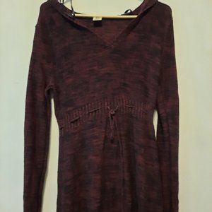 Burgundy Sweater Dress